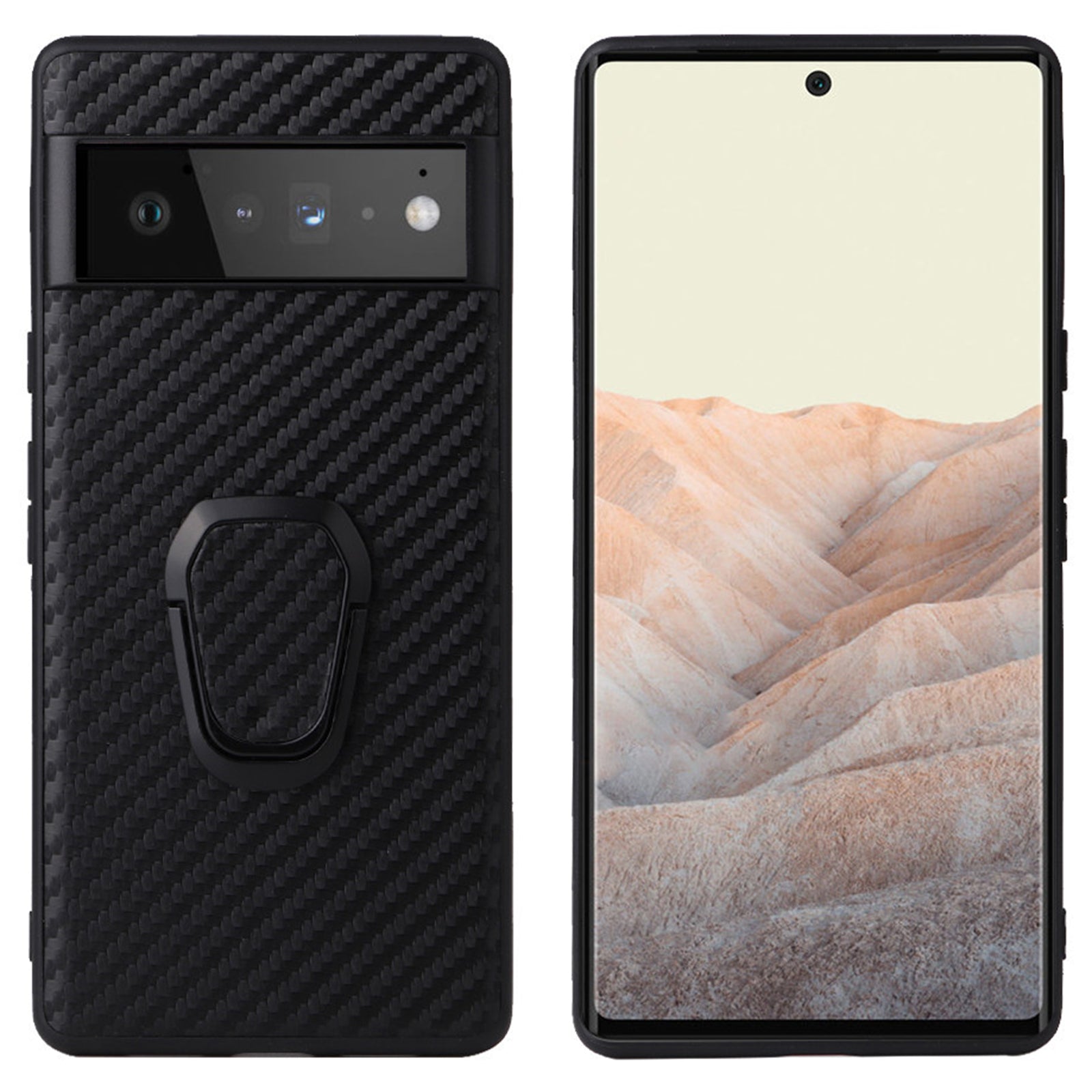 For Google Pixel 7 Pro 5G Kickstand Phone Case Textured PU Leather Coated TPU PC Anti-drop Back Cover For Google Pixel 7 Pro 5G Kickstand Phone Case Textured PU Leather Coated TPU PC Anti-drop Back Cover